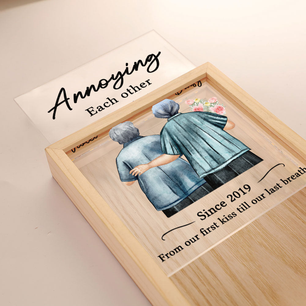 Till Our Last Breath - Personalized Frame Light Box