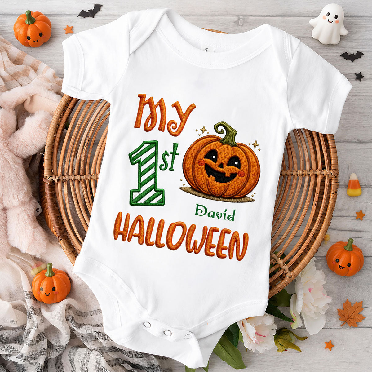 My First Spooky Adventure - Personalized Baby Onesie