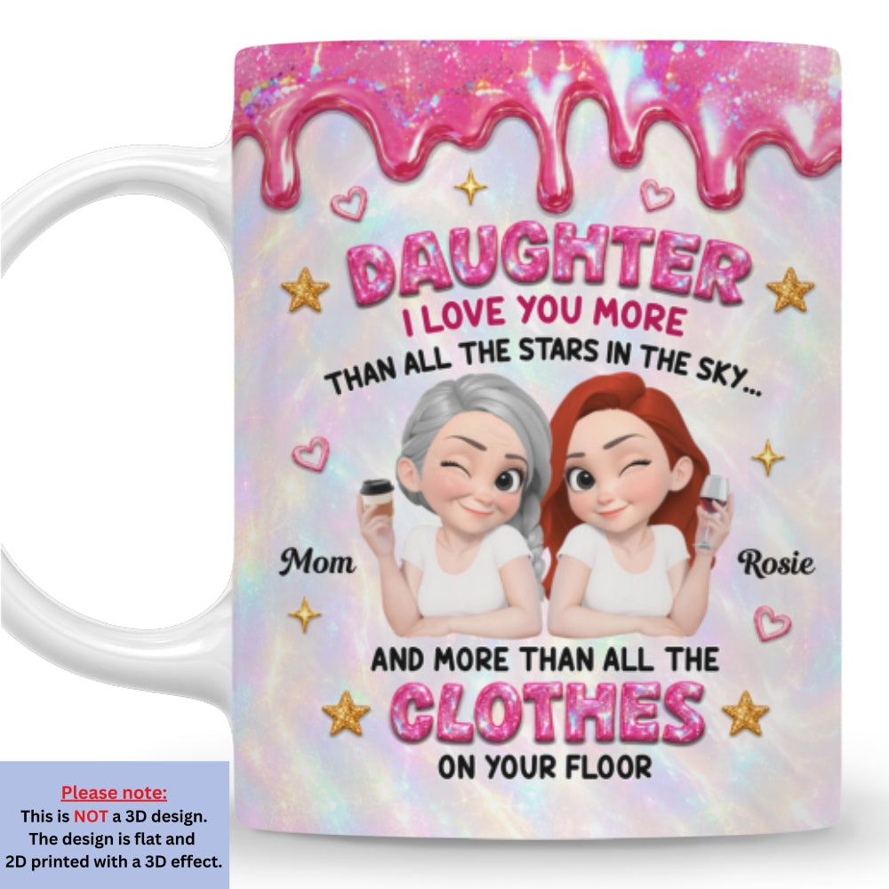 Custom Christmas & Birthday Gift for Daughter • Endless Love For My Daughter - Personalized Coffee Mug