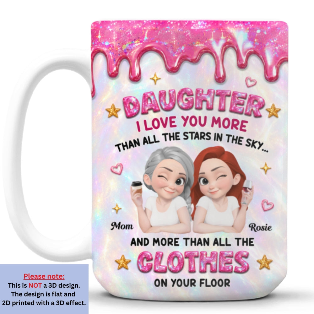 Custom Christmas & Birthday Gift for Daughter • Endless Love For My Daughter - Personalized Coffee Mug
