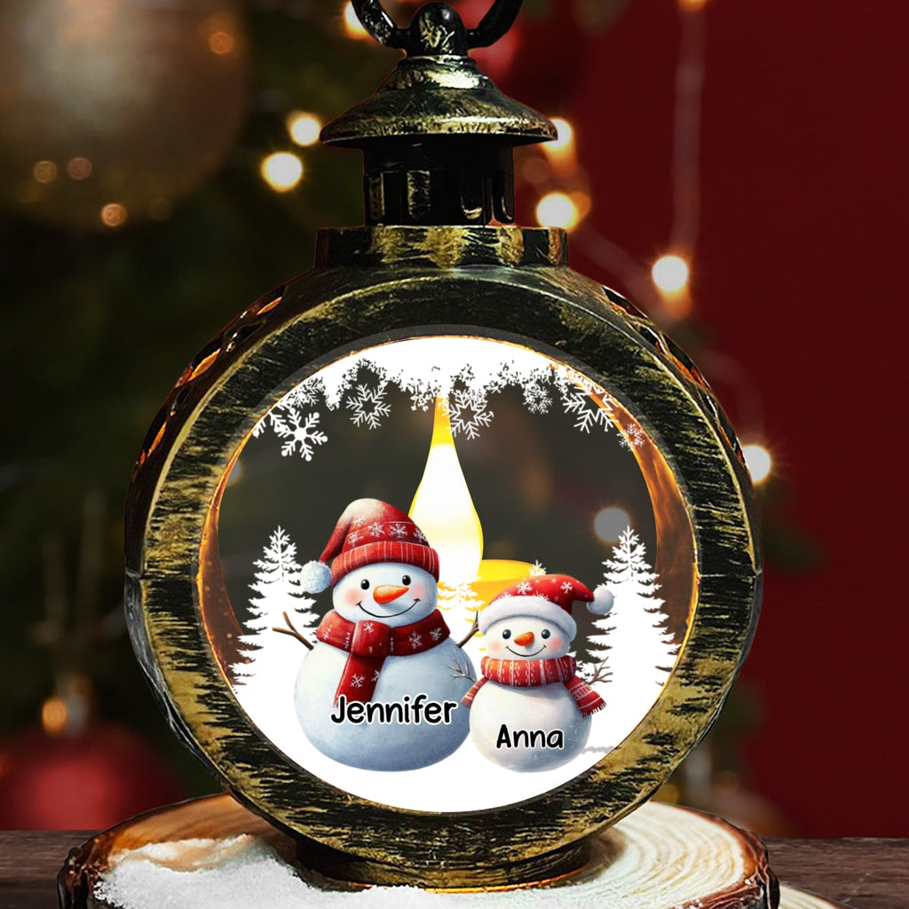 Custom Name Christmas Gifts for Grandma, Holiday Decor • My Fav People Call Me Grandma - Personalized Christmas Lantern