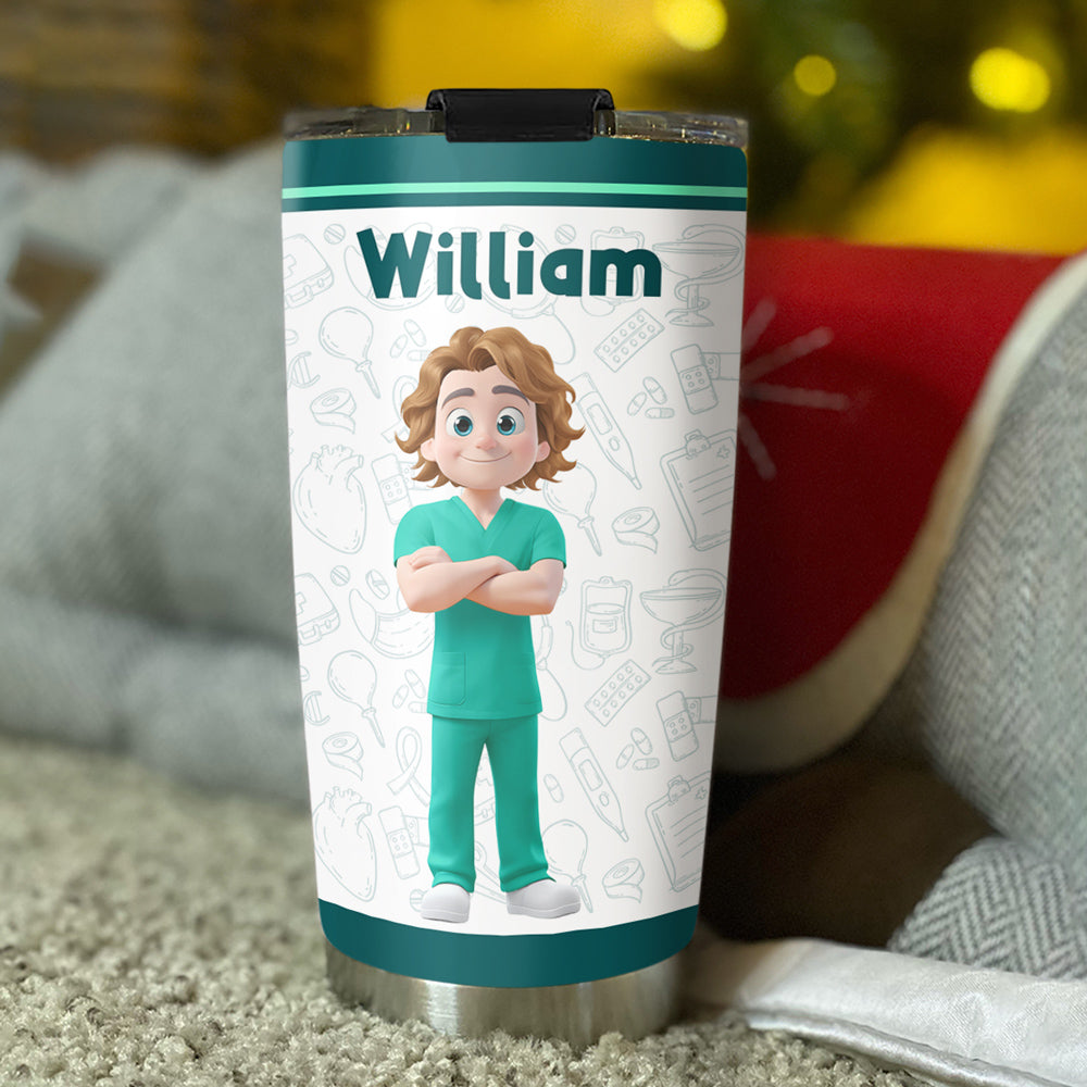 Proud To Be A Nurse - Personalized Tumbler