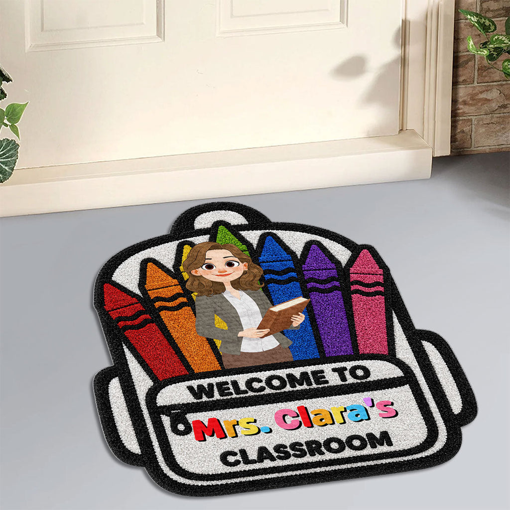 Welcome To My Classroom - Personalized Doormat