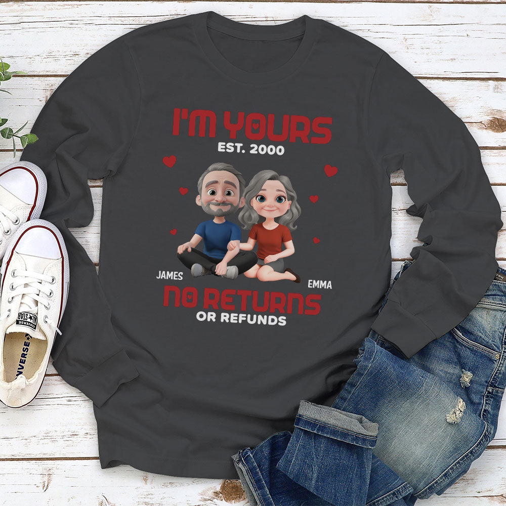 Custom Christmas Anniversary Keepsake Gifts For Wife • I Am Yours EST - Personalized Shirt