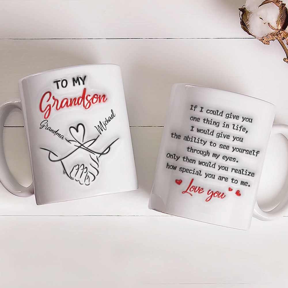Custom Father's Day Gift For Son • How Special You Are To Me Son - Personalized 3D Inflated Effect Mug