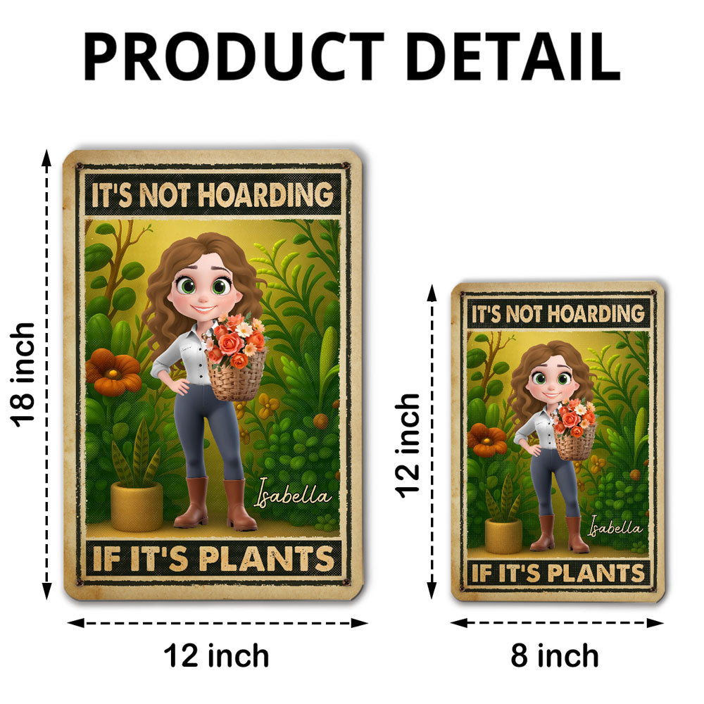 Custom Self-Care Garden Sign, Outdoor Lawn & Plant Decor • My Green Friends Bring Joy - Personalized Metal Sign