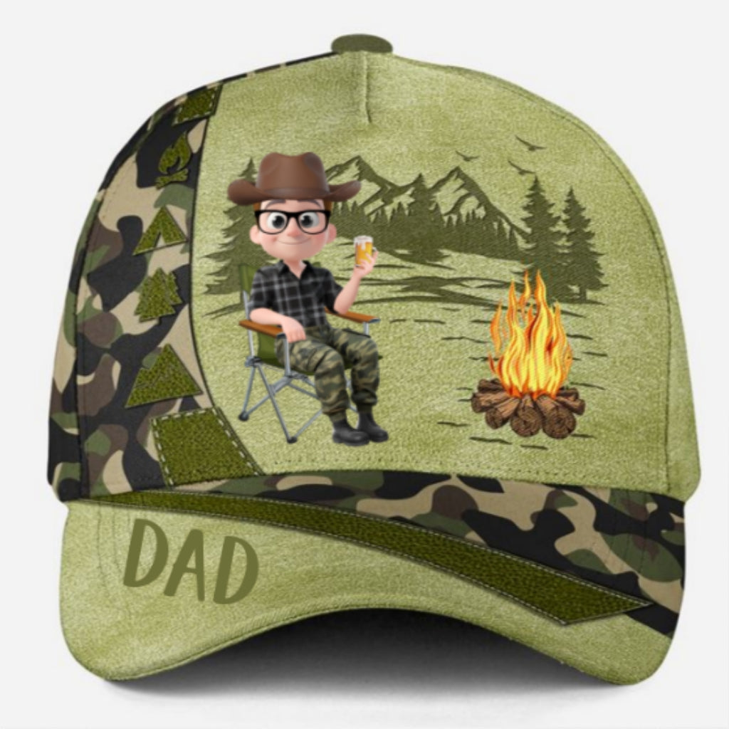 Happy Camper - Personalized Classic Cap