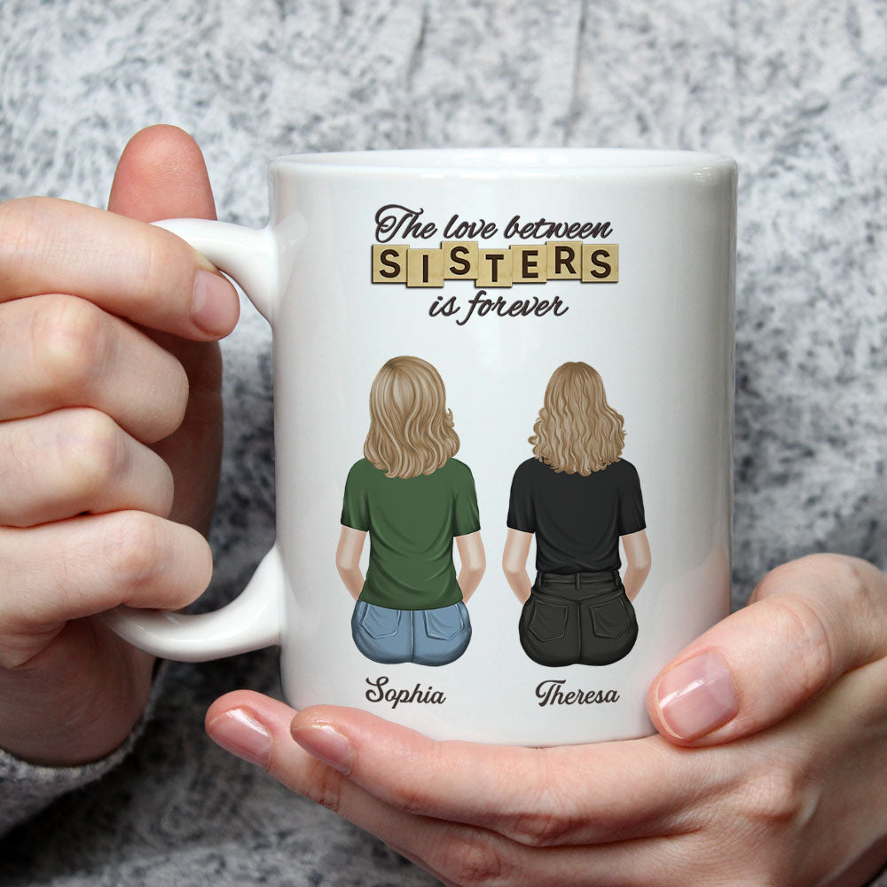 Custom Christmas & Birthday Keepsake Gift • The Love Between Brothers And Sister - Personalized Coffee Mug