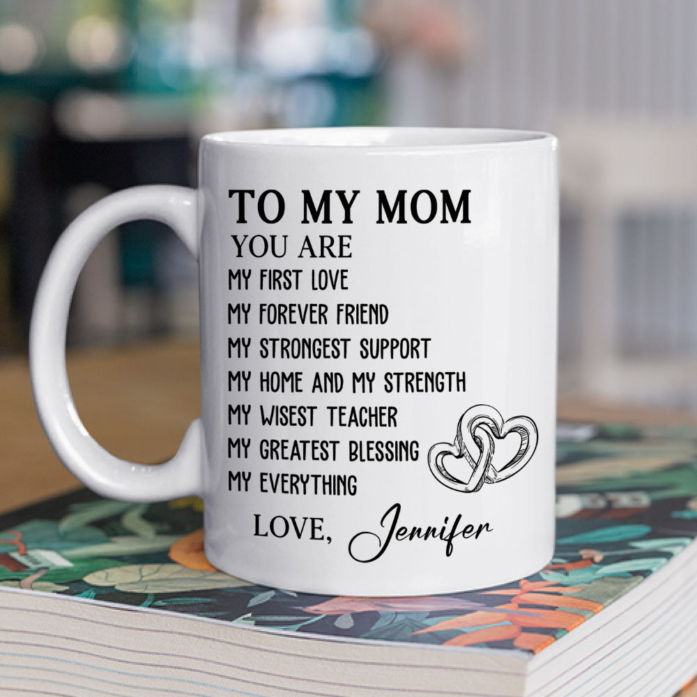 Custom Christmas & Birthday Gift for Mom • Mom Is My Everything - Personalized Mug