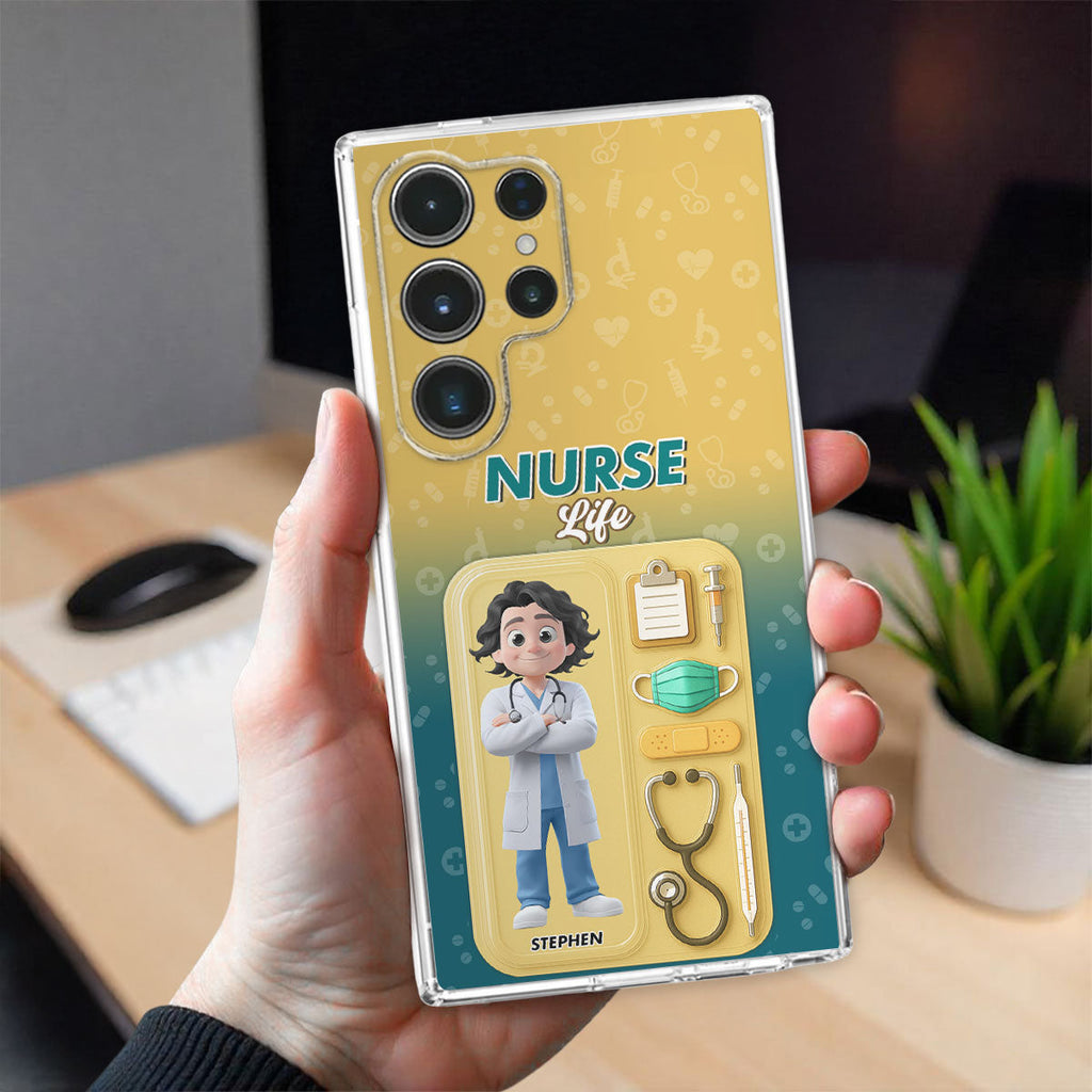 Proud Of Nurse Life - Personalized Phone Case