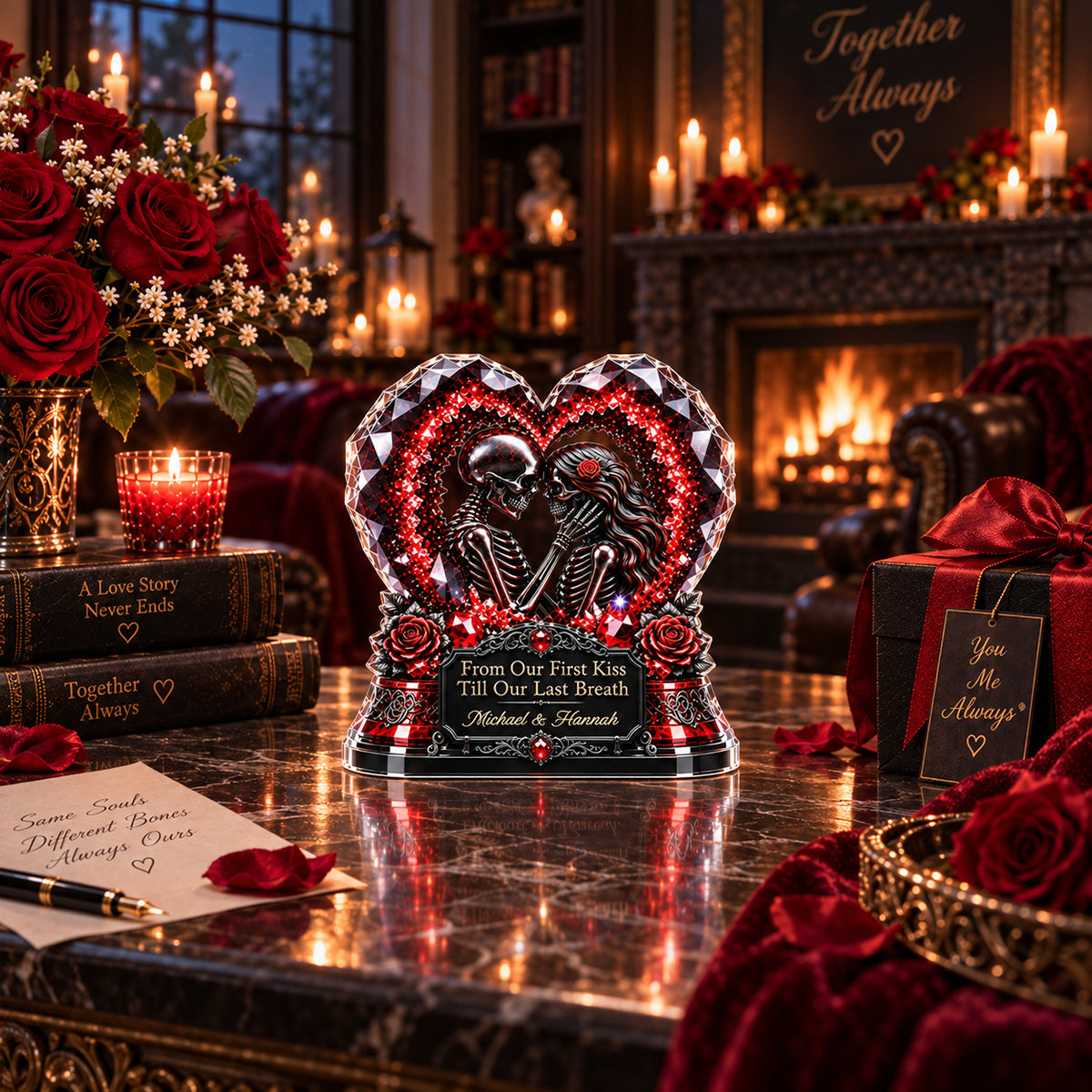 Till Our Final Breath Together -  Personalized Acrylic Plaque