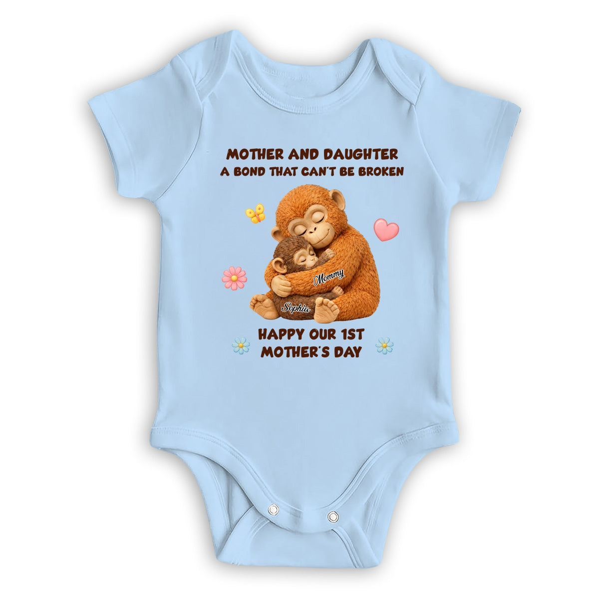 The Unbreakable Bond - Personalized Baby Onesie