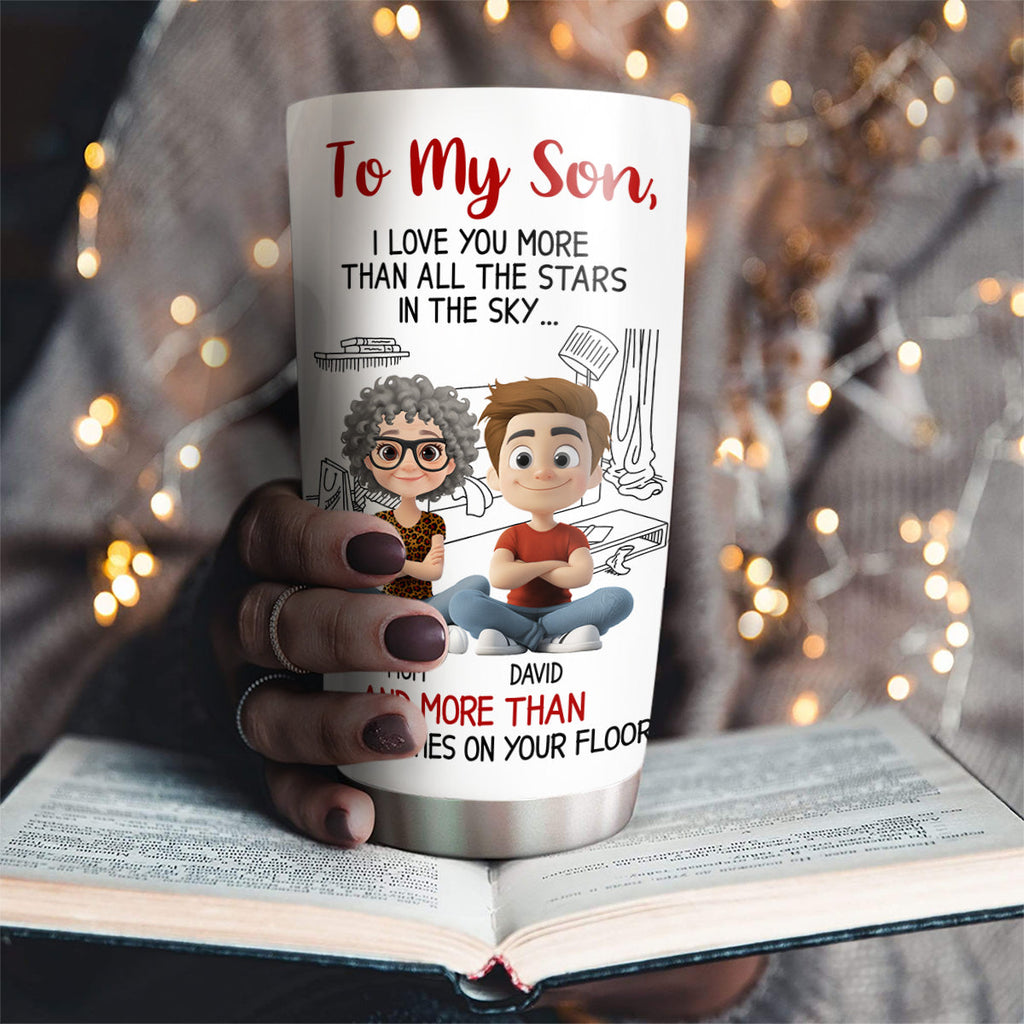 Custom Father's Day Birthday Gifts For Son • Love You Always My Son - Personalized Tumbler