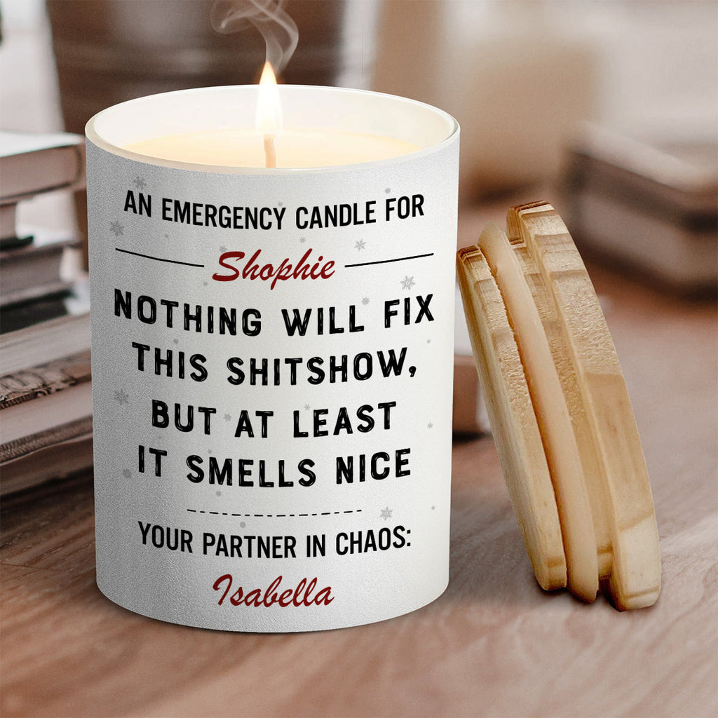 Everything Is Fine - Personalized Candle