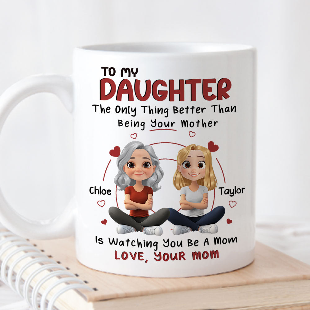 Custom Christmas & Birthday Gift for Daughter • To My Lovely Daughter - Personalized Coffee Mug