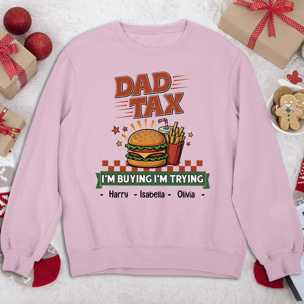Custom Father's Day, Special Gift for Dad & Grandpa • I Am Buying I Am Trying - Personalized Shirt