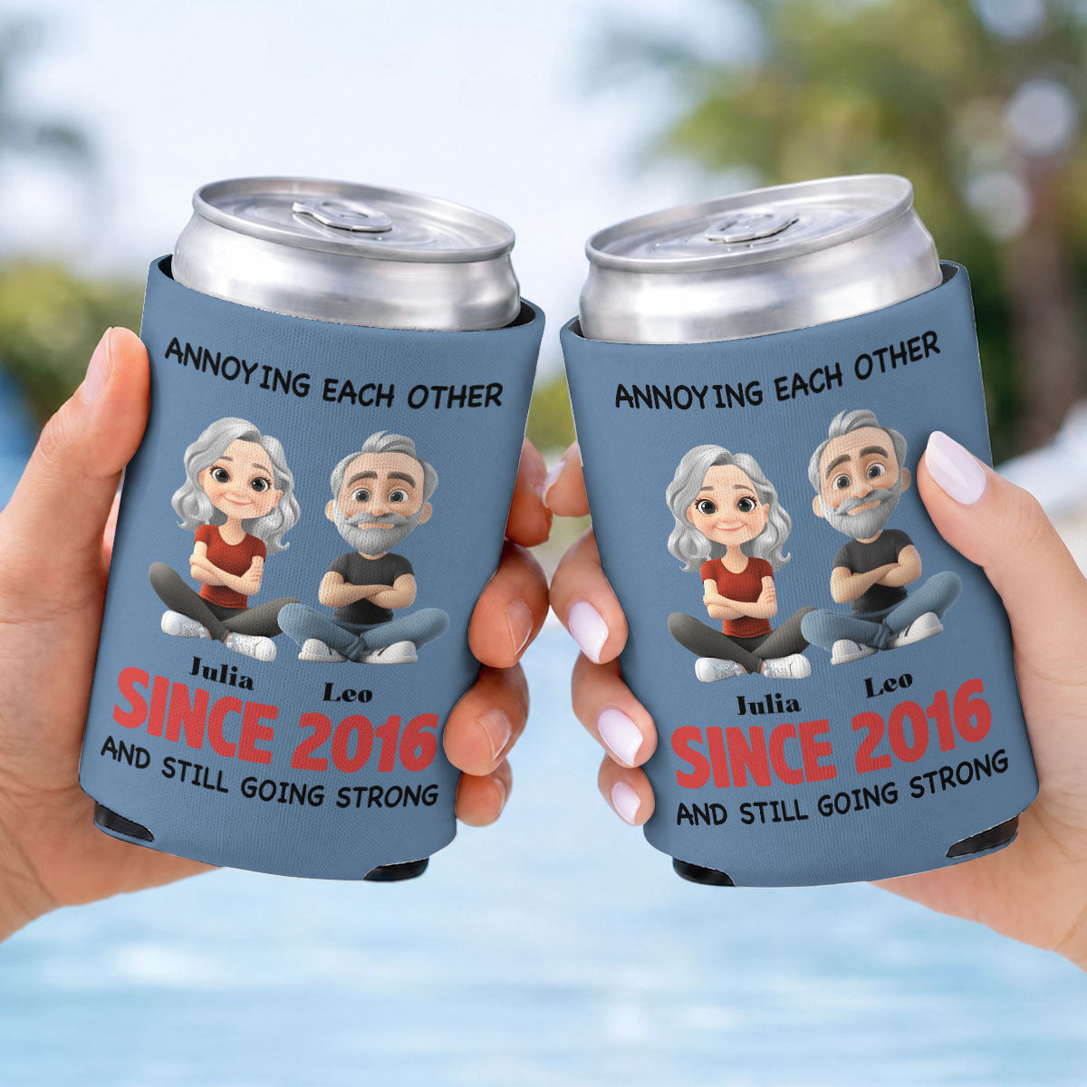 Together Forever - Personalized Skinny Can Cooler