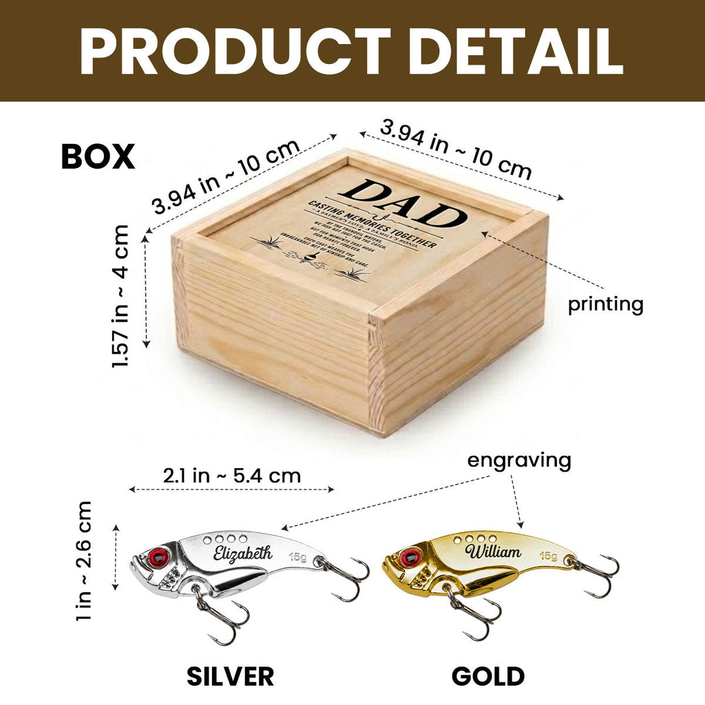 Casting Memories Together - Personalized Fishing Lure
