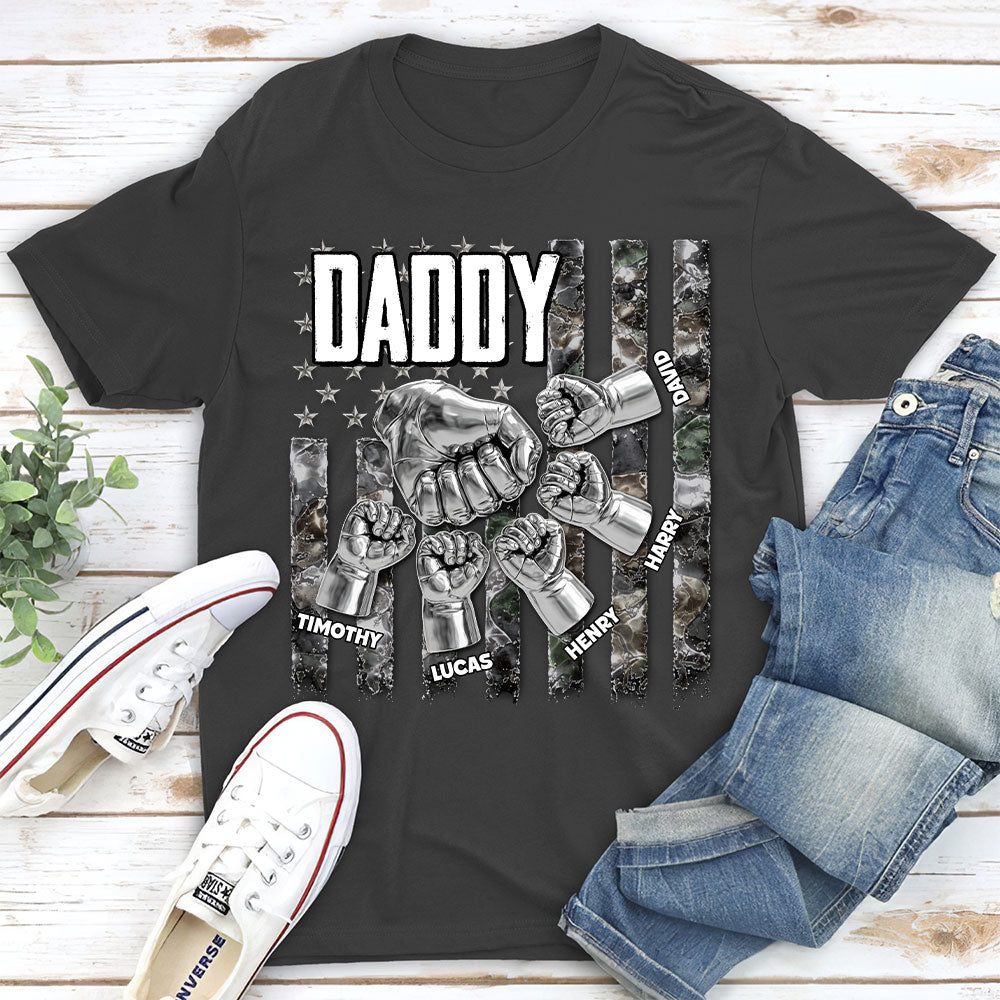 Custom Father's Day, Special Gift for Dad & Grandpa • Papa King - Personalized Shirt