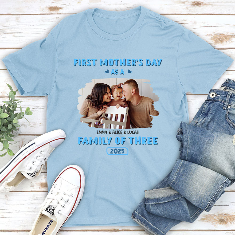 Custom Photo Christmas Anniversary Keepsake Gifts For Wife • First Mother Day Photo - Personalized Shirt