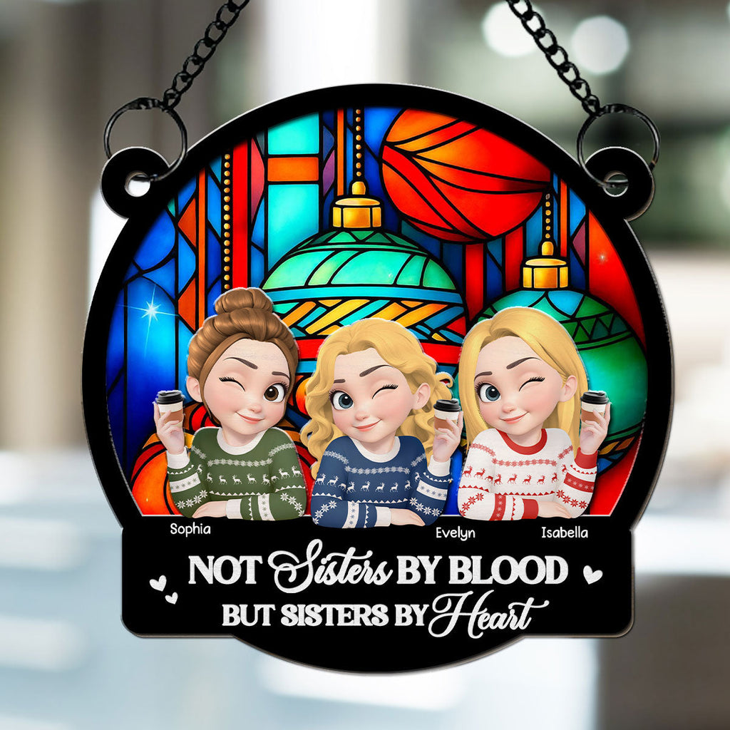 Custom Christmas Hanging Decor, for Best Friend, Friendship Gifts • You Are My Christmas Miracle - Personalized Suncatcher