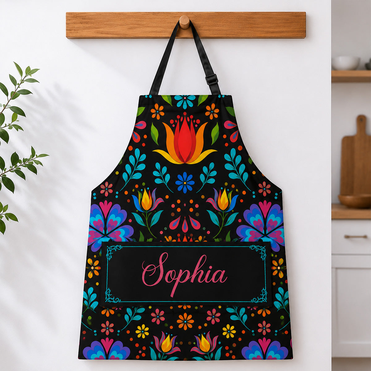 Fiesta in Bloom - Personalized Apron