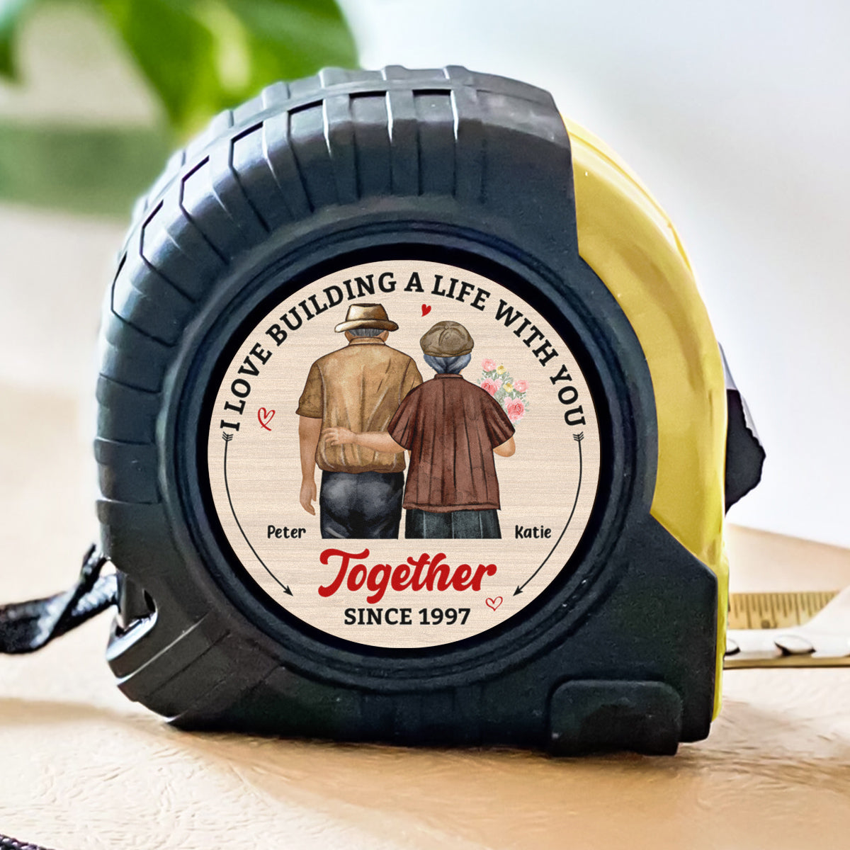 Building A Life - Personalized Tape Measure