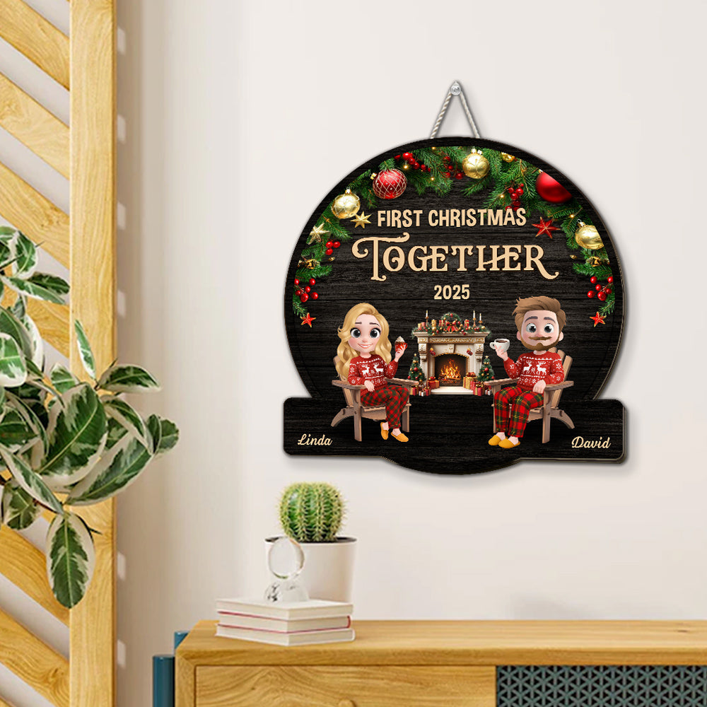 Custom Family Christmas Holiday Home & Wall Decor • Best Holiday - Personalized Wood Sign