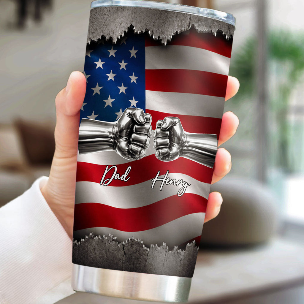 Custom Father's Day Birthday Gifts For Dad • You Have Shaped Me - Personalized 3D Effect Tumbler