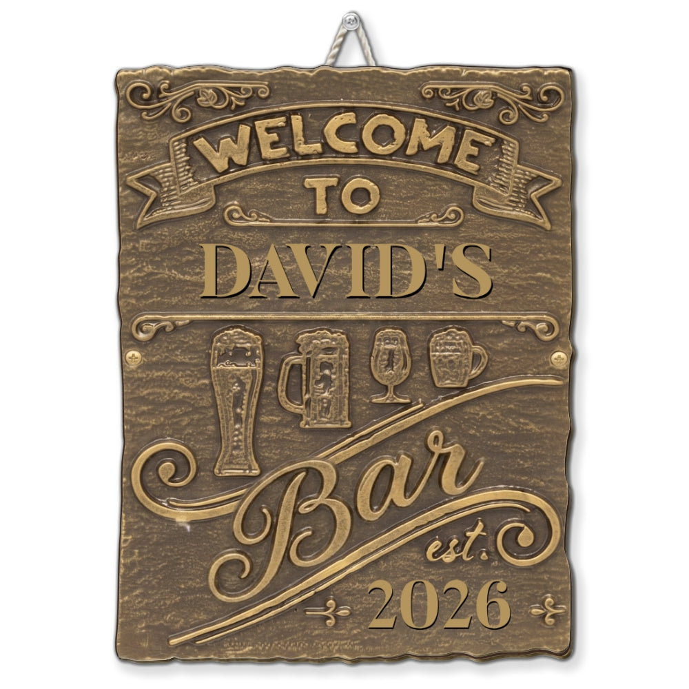 Custom Home & Wall Decor, Birthday & Christmas Gift • Drink Laugh Repeat - Personalized Wood Sign