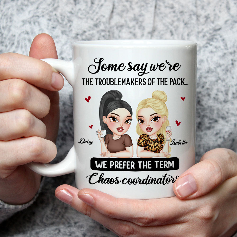 Custom Best Friend, Christmas & Birthday Friendship Keepsake Gift • Masterminds Of Delightful Disorder - Personalized Mug