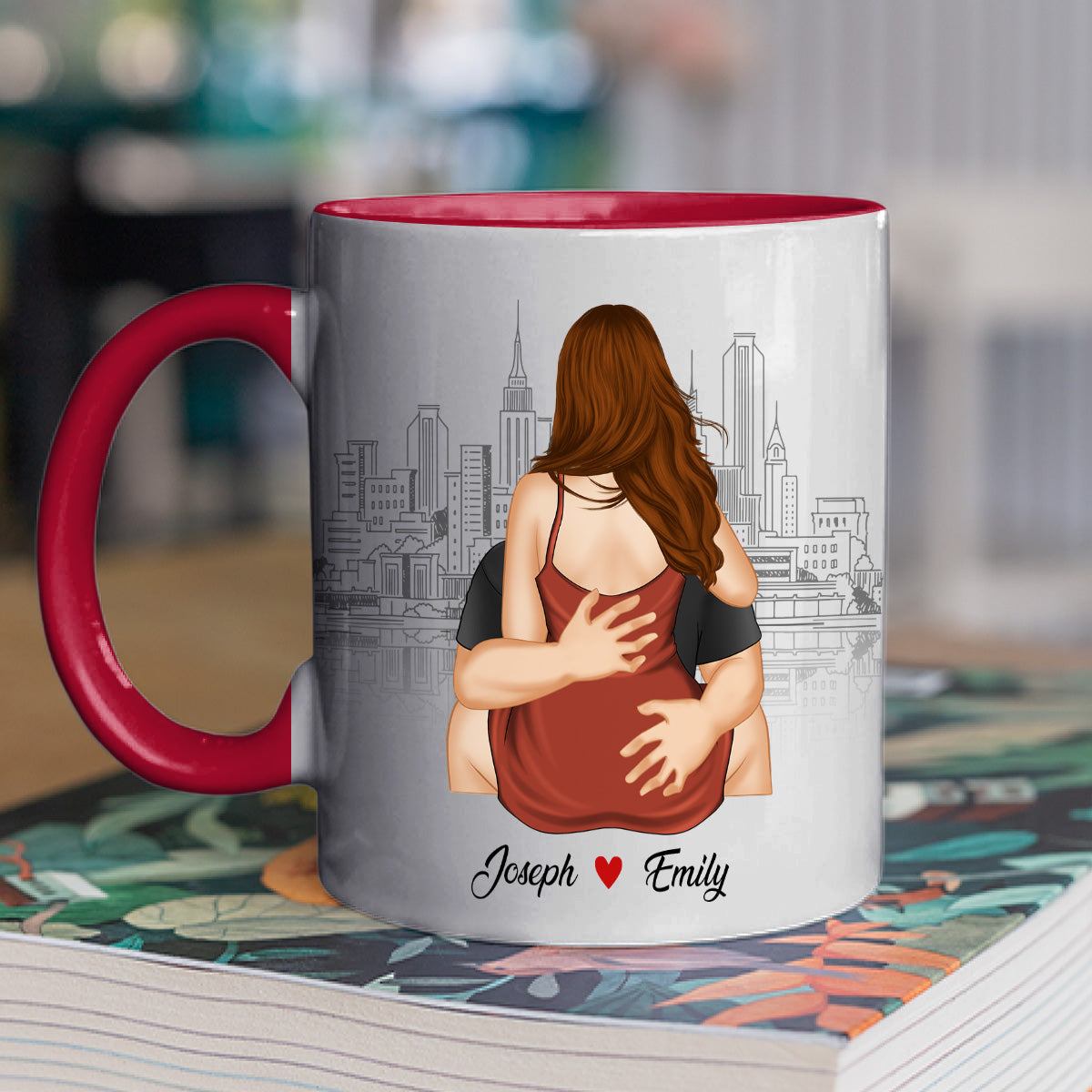 Custom Anniversary Keepsake Gifts For Couple • A Reminder Mug I Love You With All My Butt - Personalized Accent Mug