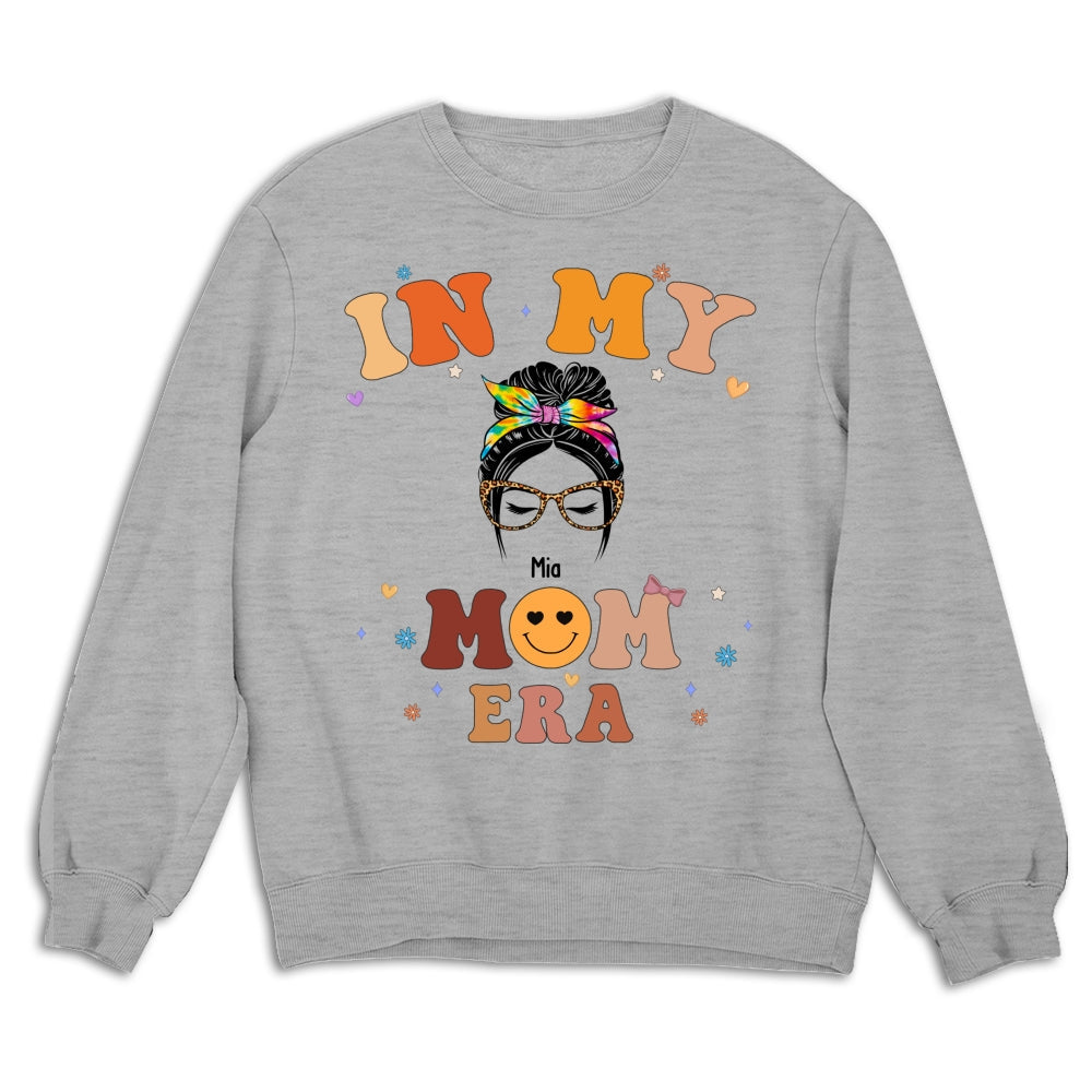 Custom Christmas & Birthday Gift for Mom, Grandma • In My Mom Era - Personalized Shirt