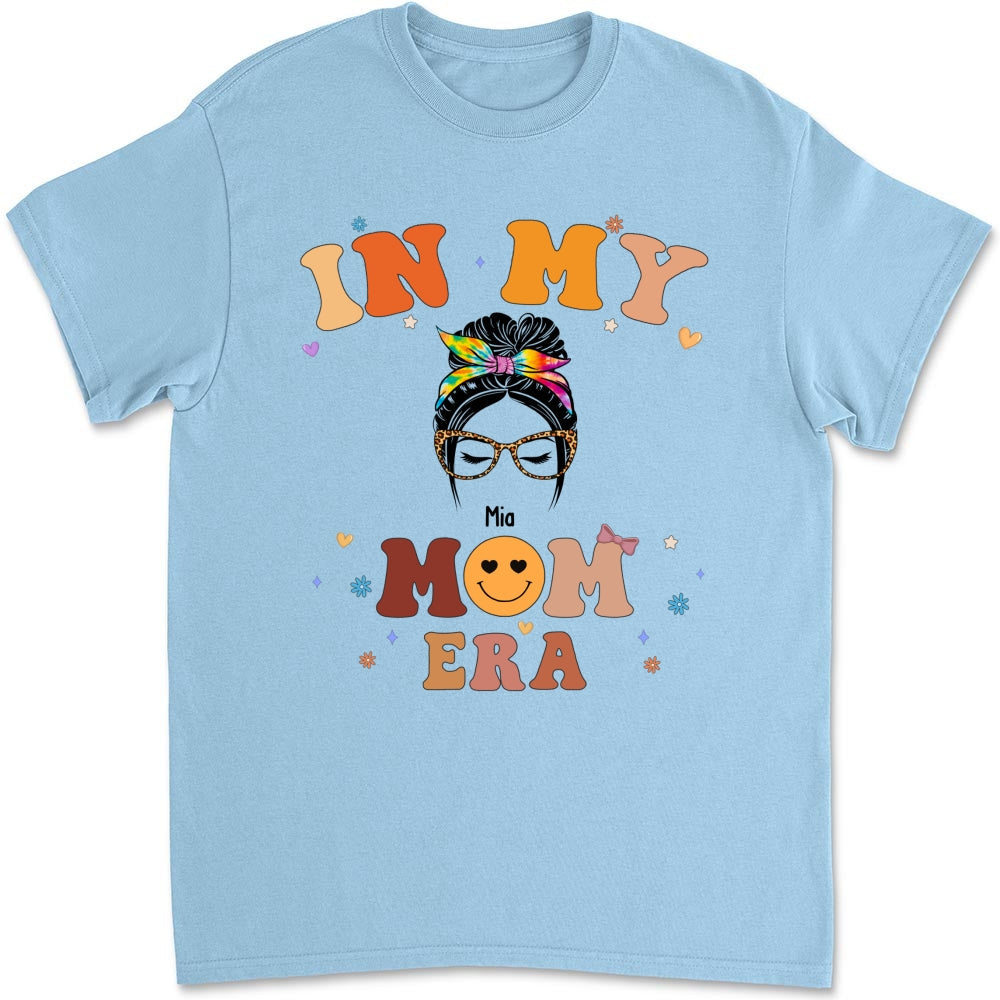 Custom Christmas & Birthday Gift for Mom, Grandma • In My Mom Era - Personalized Shirt