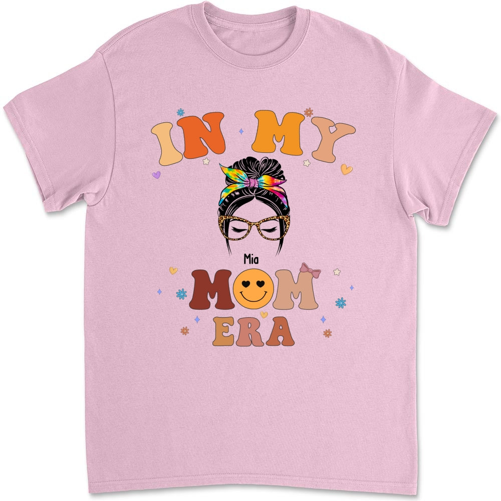 Custom Christmas & Birthday Gift for Mom, Grandma • In My Mom Era - Personalized Shirt