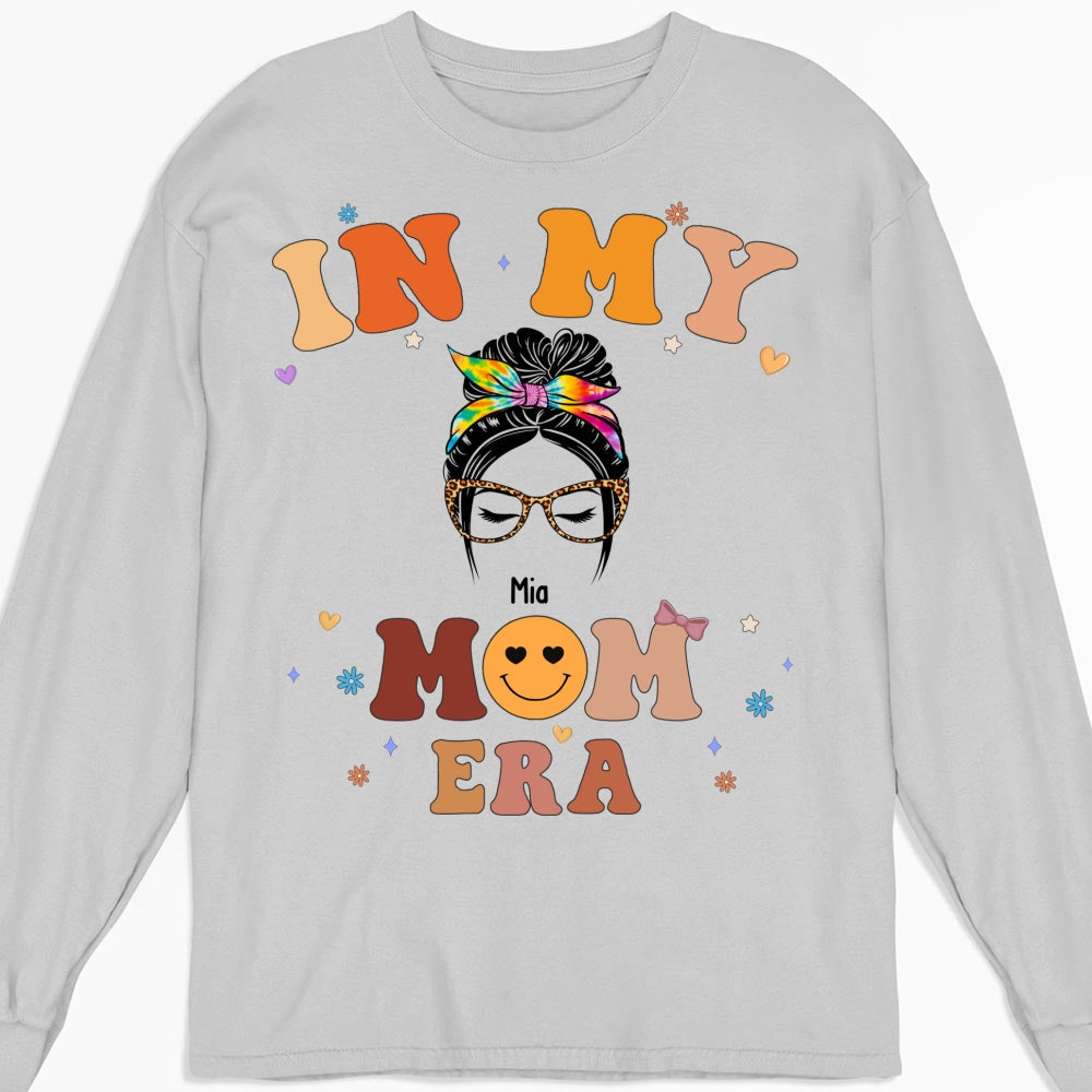 Custom Christmas & Birthday Gift for Mom, Grandma • In My Mom Era - Personalized Shirt
