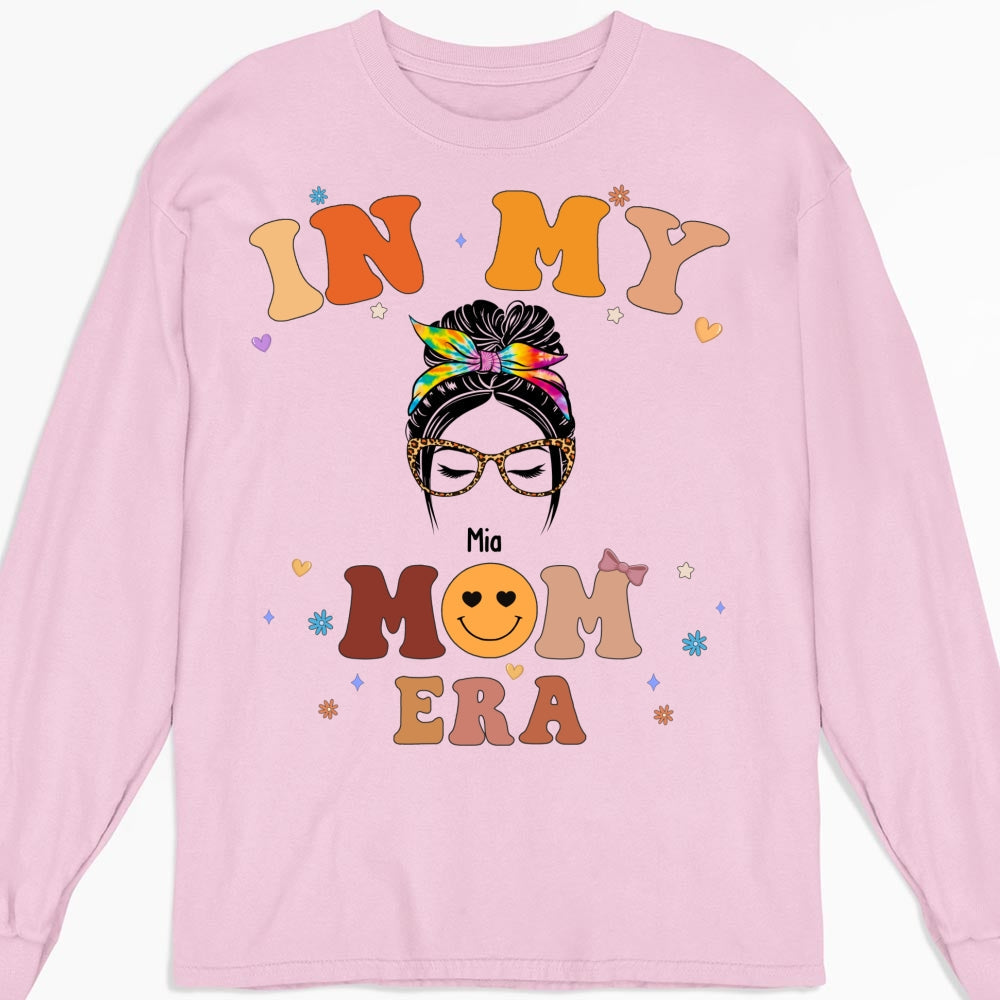 Custom Christmas & Birthday Gift for Mom, Grandma • In My Mom Era - Personalized Shirt
