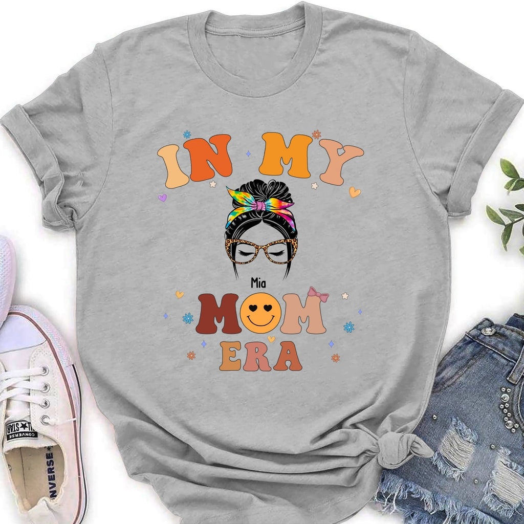 Custom Christmas & Birthday Gift for Mom, Grandma • In My Mom Era - Personalized Shirt