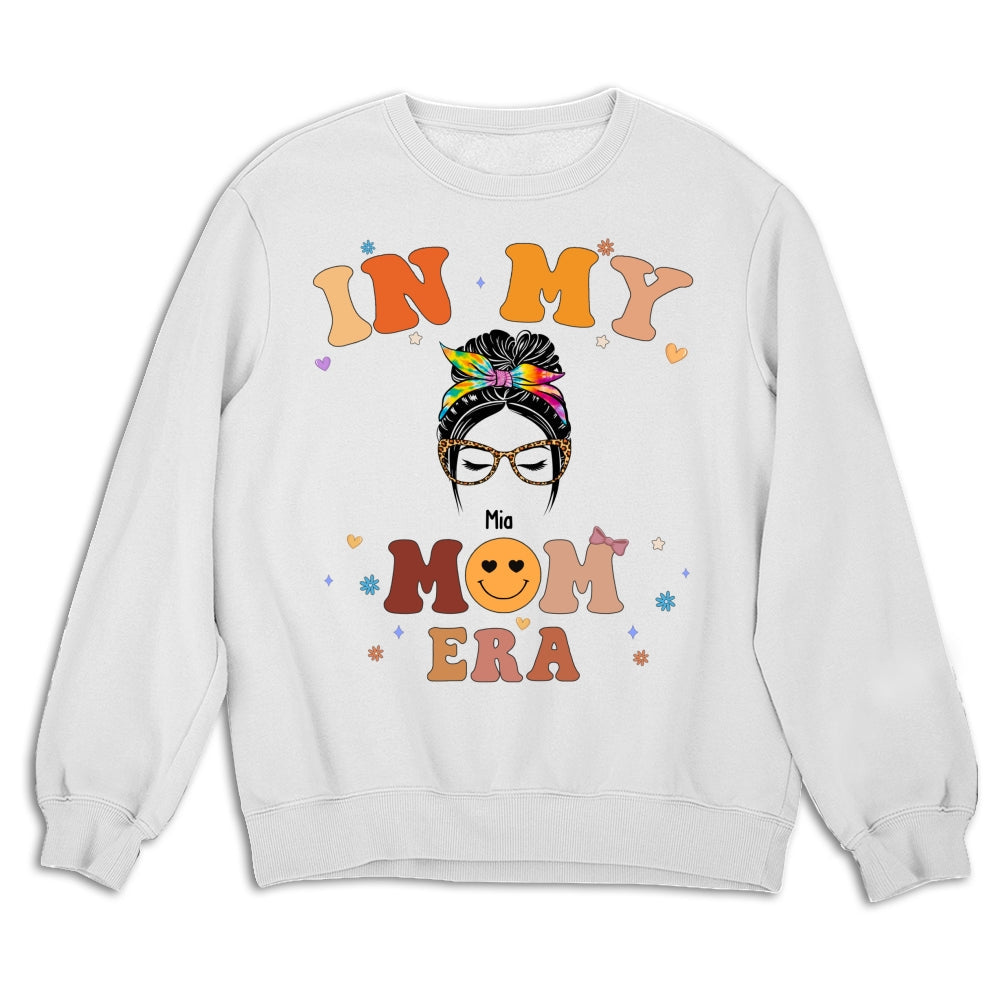 Custom Christmas & Birthday Gift for Mom, Grandma • In My Mom Era - Personalized Shirt