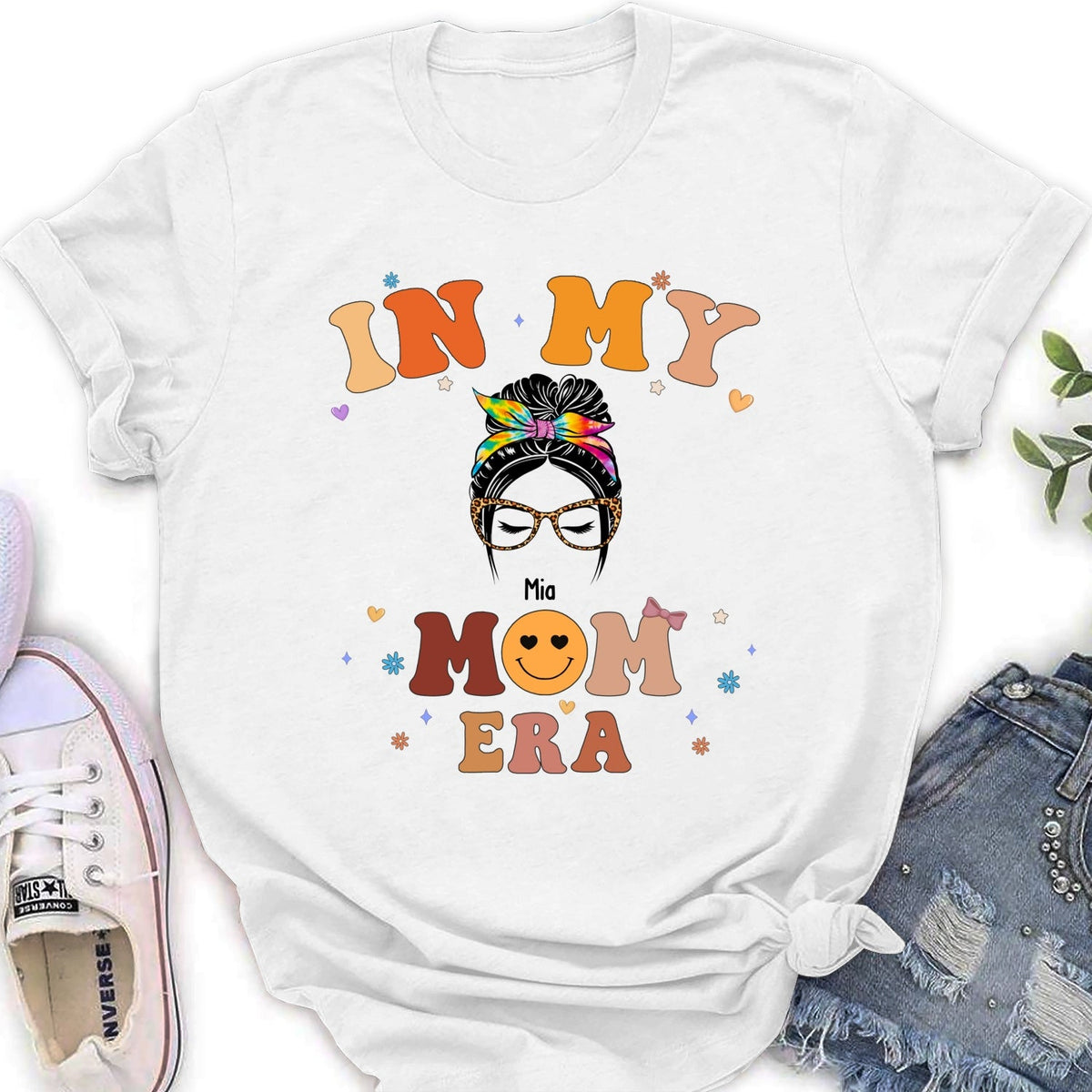 Custom Christmas & Birthday Gift for Mom, Grandma • In My Mom Era - Personalized Shirt