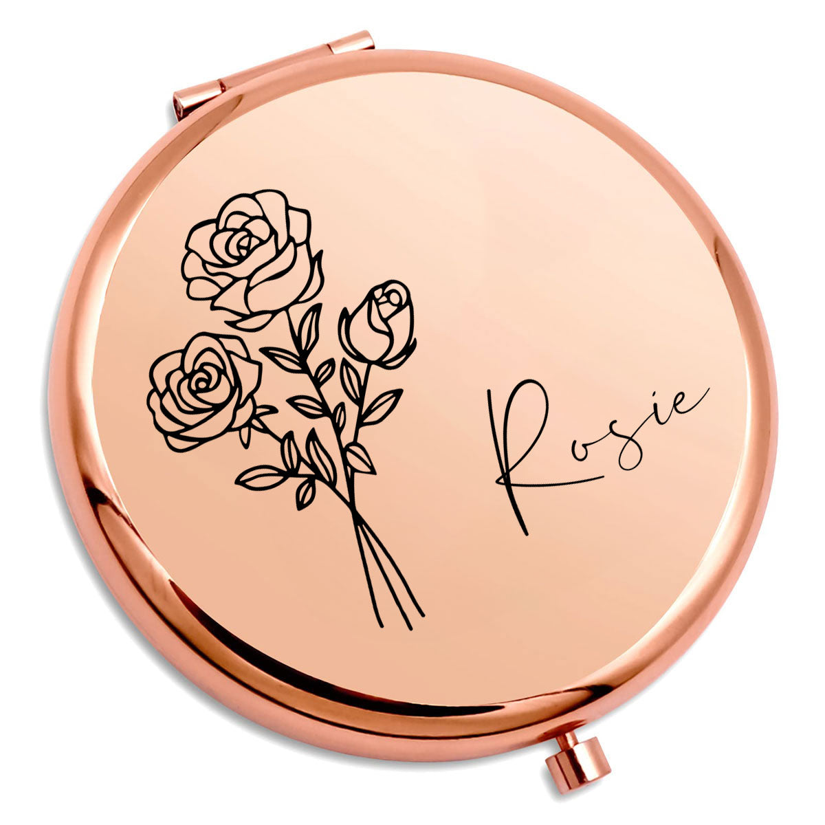 Every Best Friend Is A Special Flower - Personalized Compact Mirror