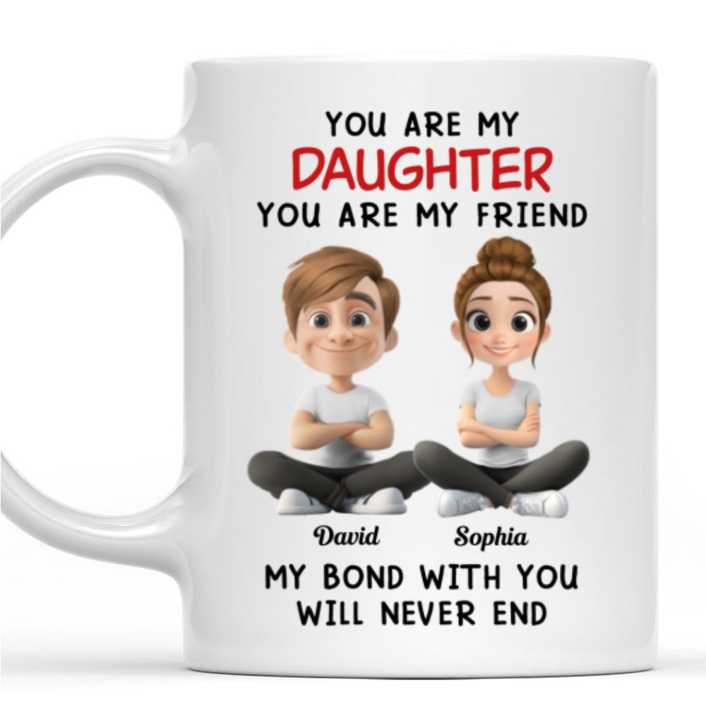 Custom Christmas & Birthday Gift for Daughter • Daddy And Daughter - Personalized Coffee Mug