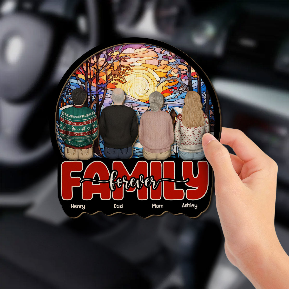Endless Love - Personalized Car Visor Clip