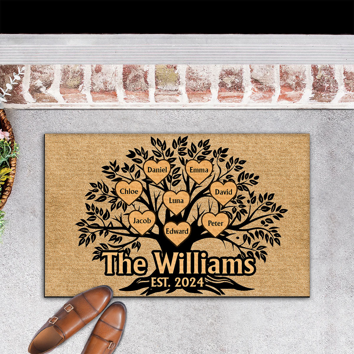 Family Tree - Personalized Doormat