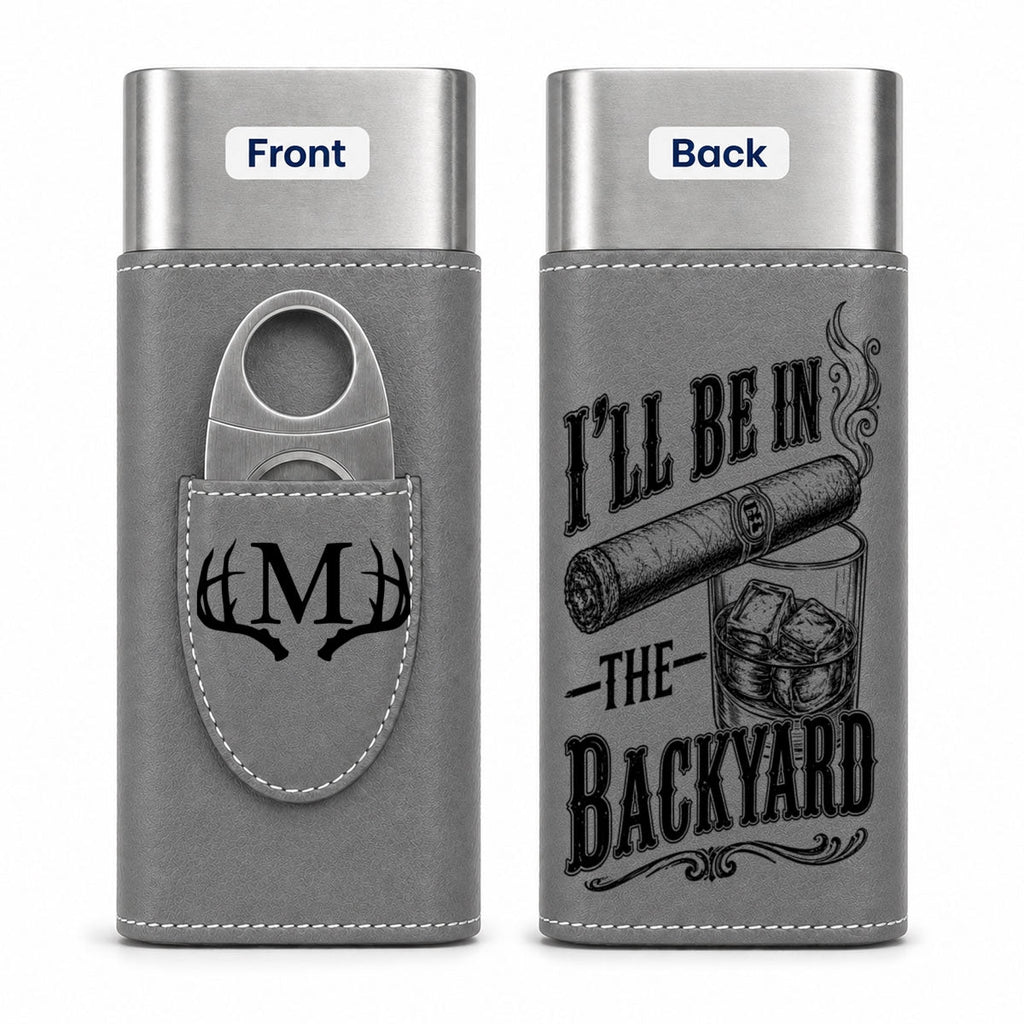 In The Backyard - Personalized Cigar Case
