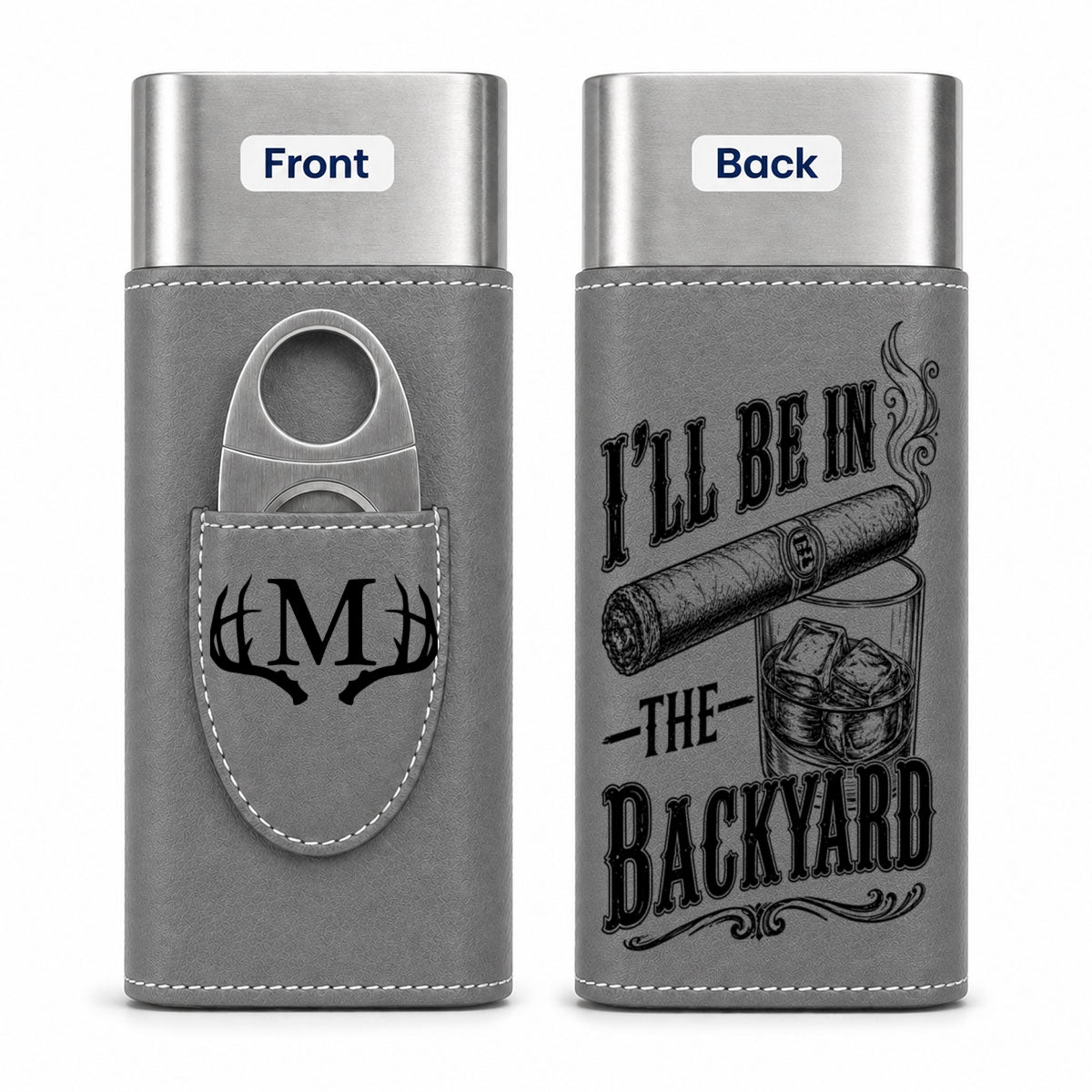 In The Backyard - Personalized Cigar Case