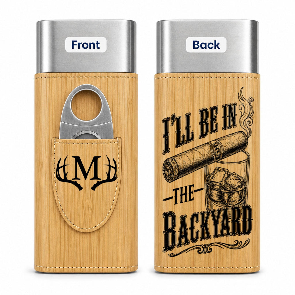 In The Backyard - Personalized Cigar Case