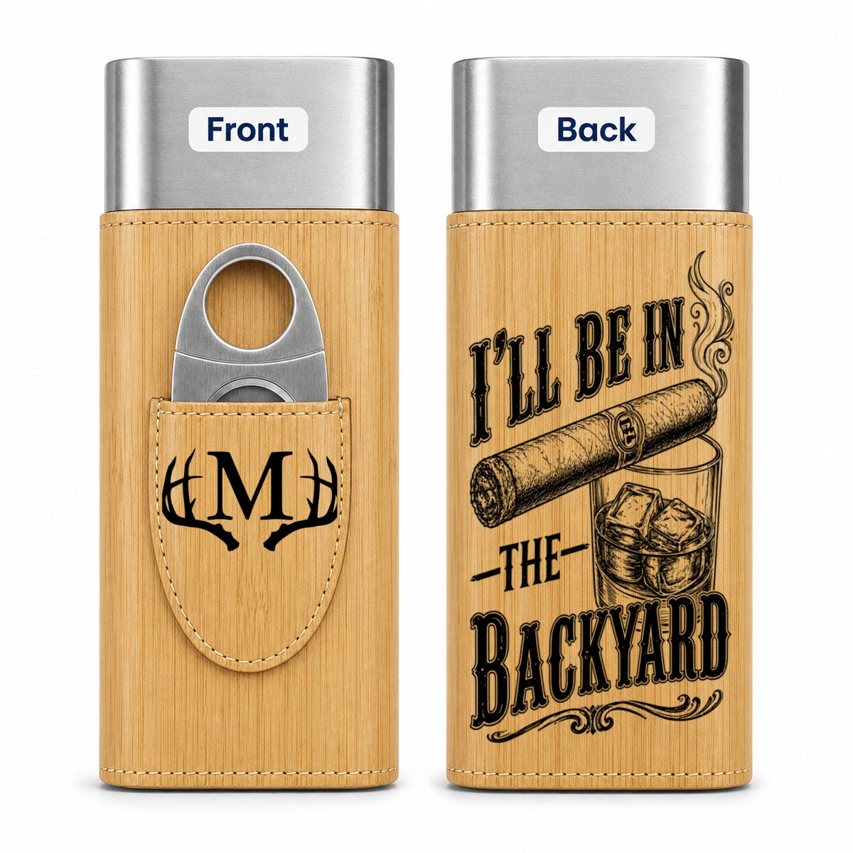 In The Backyard - Personalized Cigar Case