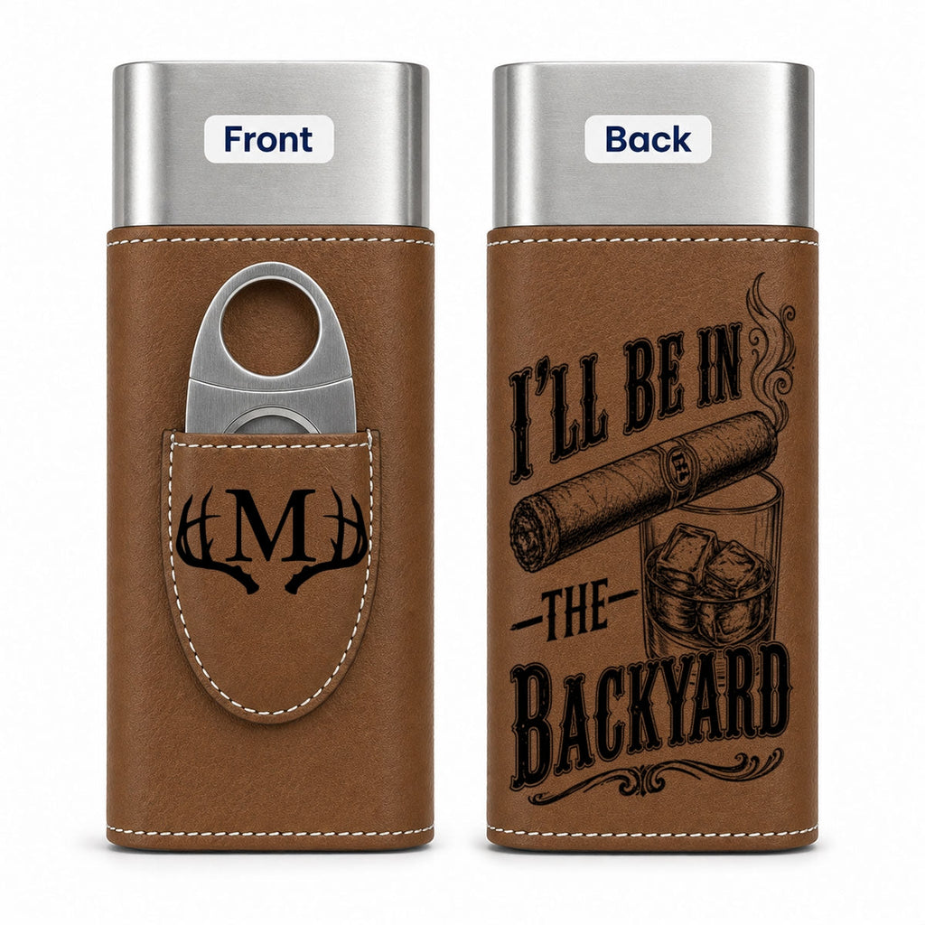 In The Backyard - Personalized Cigar Case