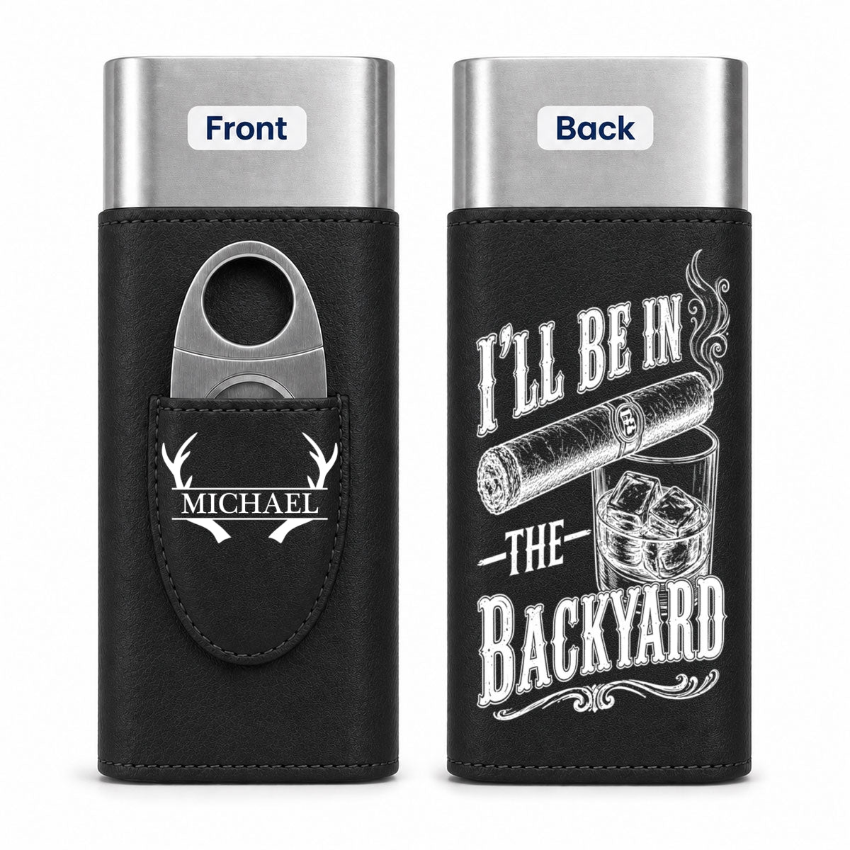 In The Backyard - Personalized Cigar Case